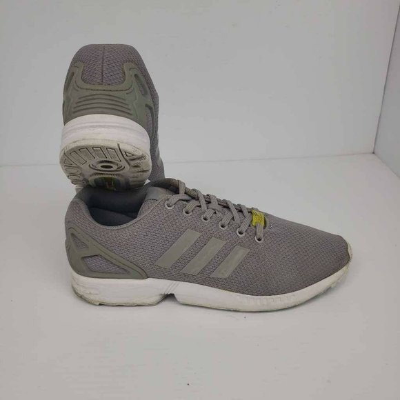 Adidas Mens ZX Flux Running Shoes Gray M19838 Mesh Low Top Lace Up Sneaker 10.5M - Picture 8 of 12